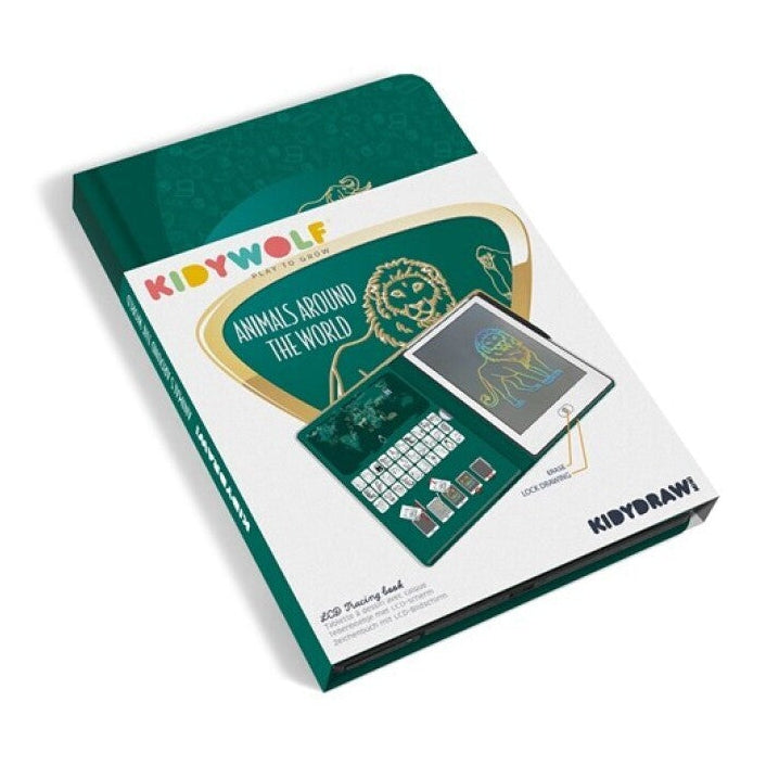 KIDYDRAW-MINI Animales del Mundo - Tablet de Dibujo LCD Portátil