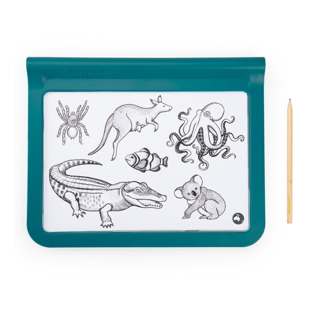 Tableta luminosa de dibujo KIDYDRAW Animales del mundo - Moulin Roty