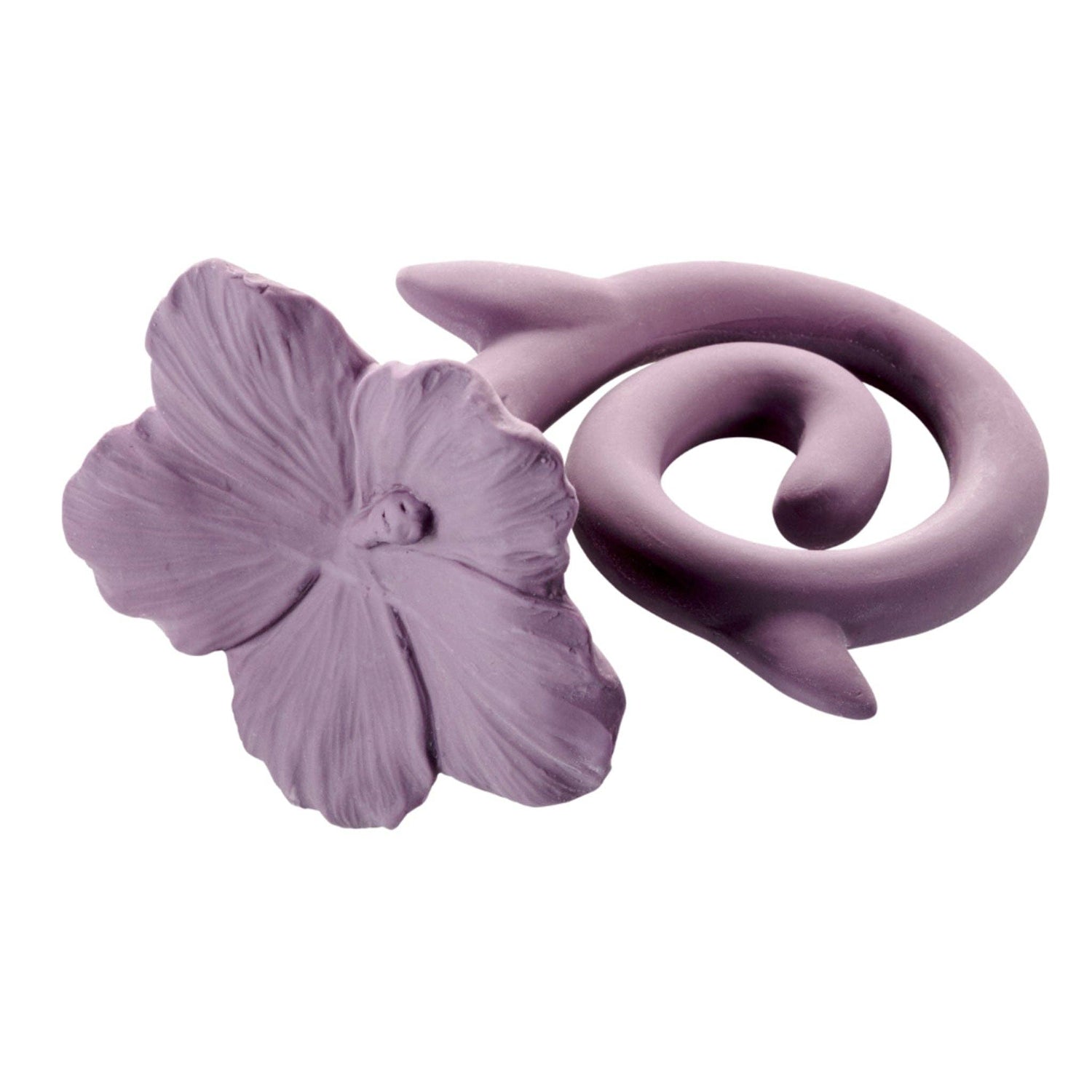 Mordedor goma natural Hawaii Flower - Morado
