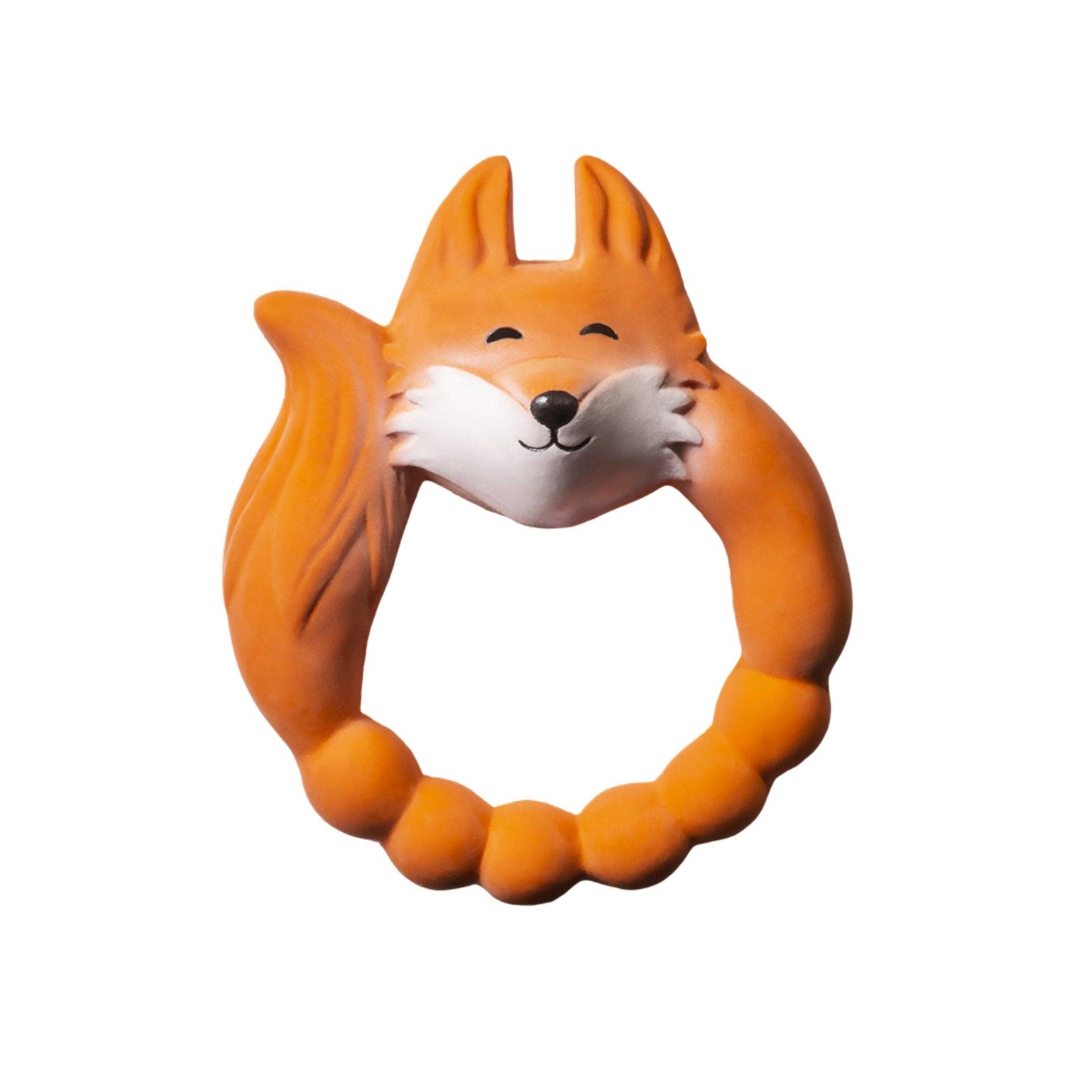 Mordedor Fox de caucho natural - Naranja