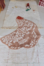 Alfombra lavable Chicken de Lorena Canals.