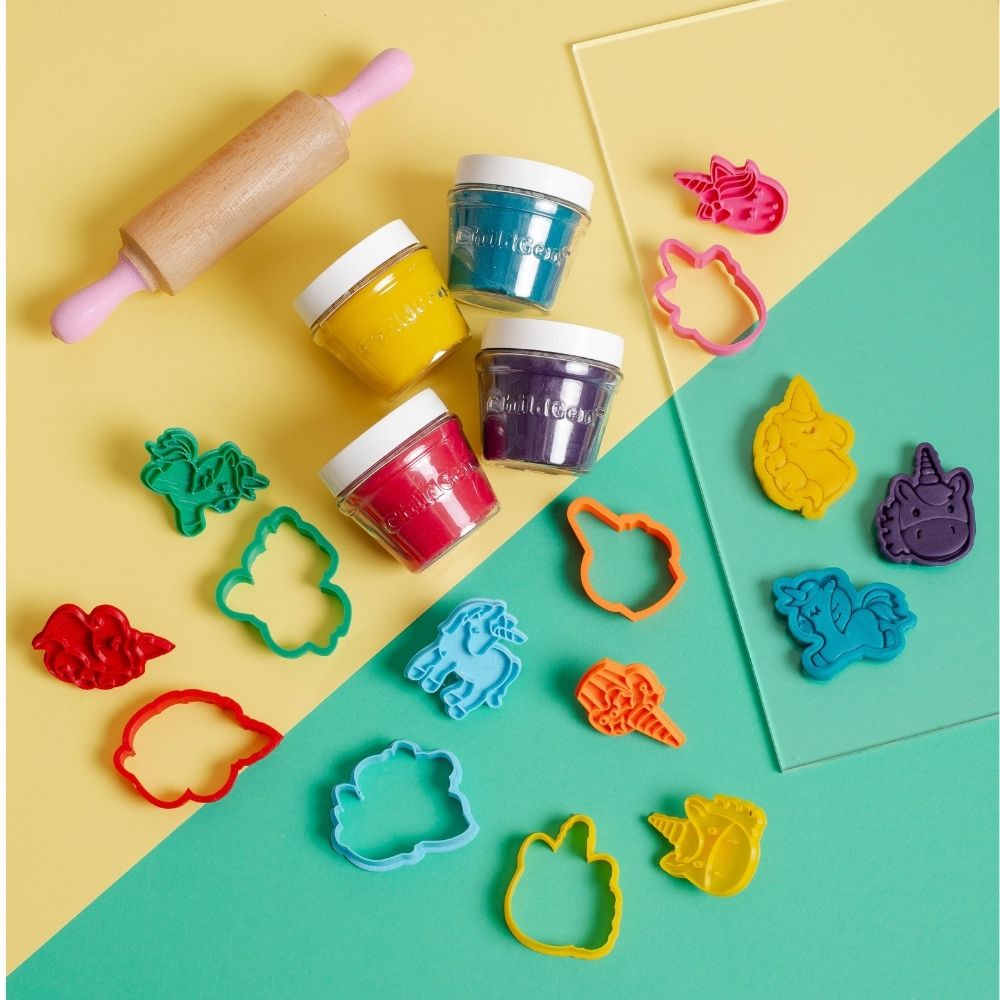 PLASTILINA NATURAL SET UNICORNIO + Accesorios - ChildGen
