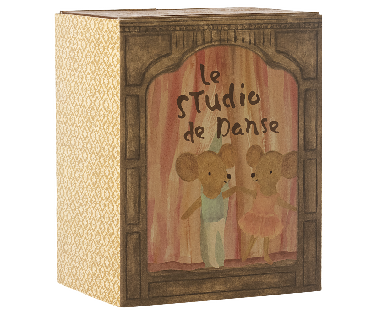 Set Ratones de Ballet en Estudio de Danza: Hermano y Hermana Pequeños – Maileg