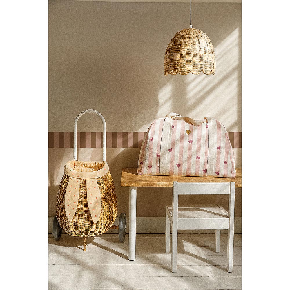 Cenefa Nostalgia Rosa y Marrón (Border Nostalgia Pink Brown) – Dekornik