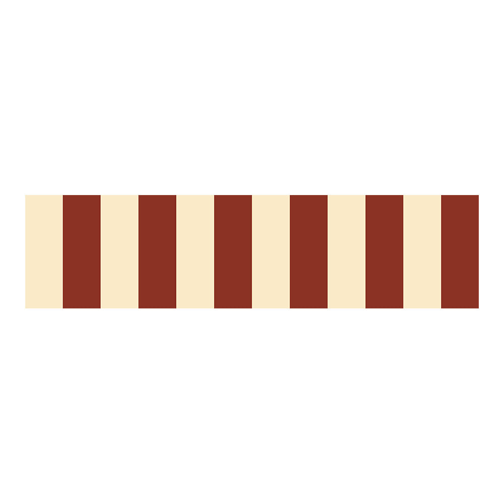 Cenefa Nostalgia Beige y Rojo (Border Nostalgia Beige Red) – Dekornik
