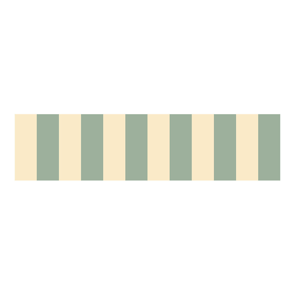 Cenefa Nostalgia Beige y Verde (Border Nostalgia Beige Green) – Dekornik