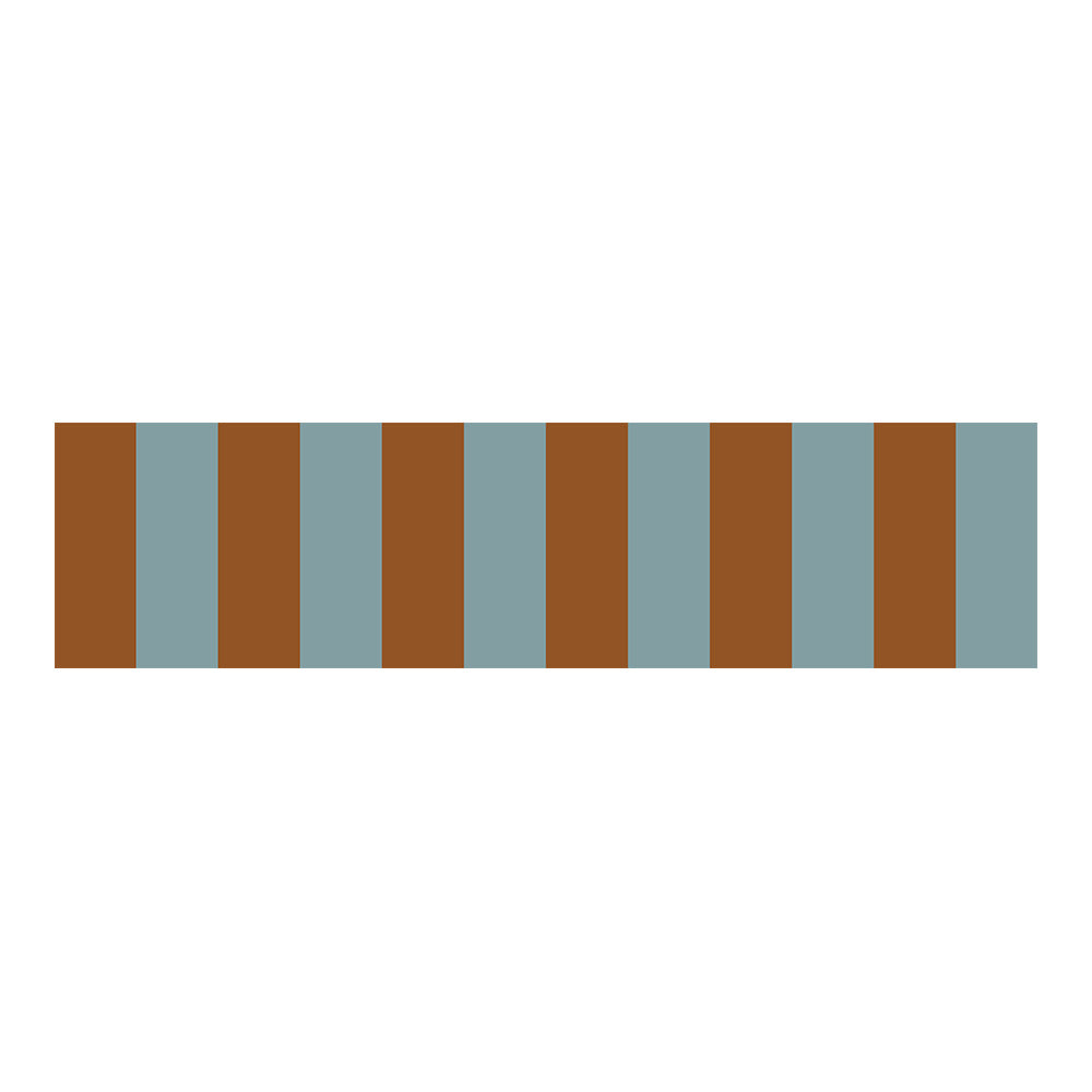 Cenefa Nostalgia Azul y Marrón (Border Nostalgia Blue Brown) – Dekornik