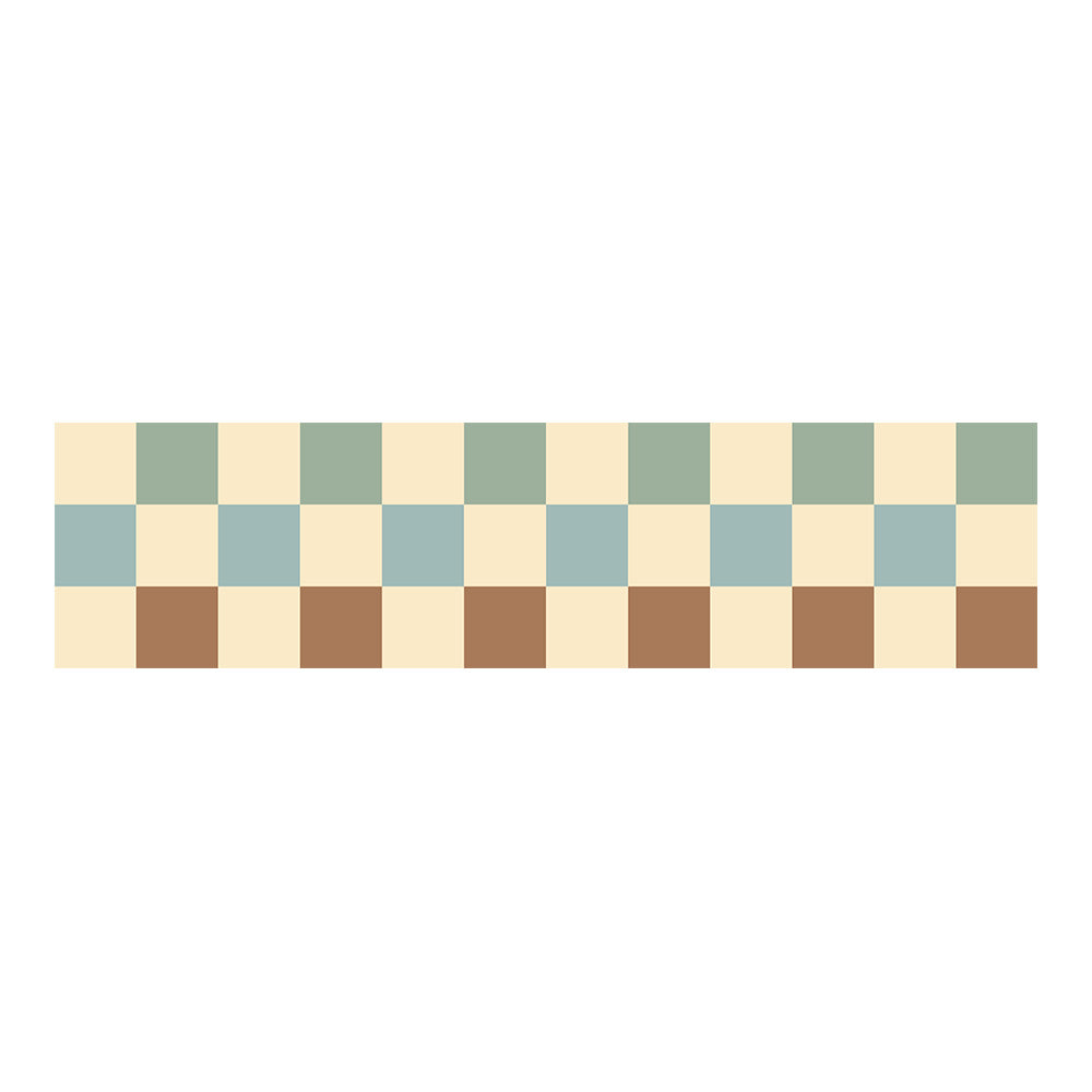 Border Nostalgia Cenefa Nostalgia Check (Border Nostalgia Check) – Dekornik