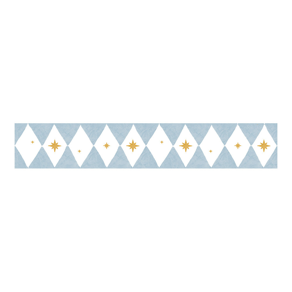 Cenefa Rombos con Estrellas (Border Diamonds with Stars) – Dekornik