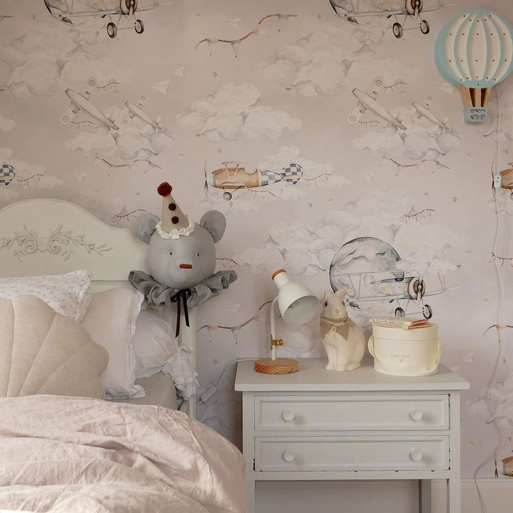 Papel Pintado Aviones Mágicos (Magic Planes Tapeta) – Dekornik