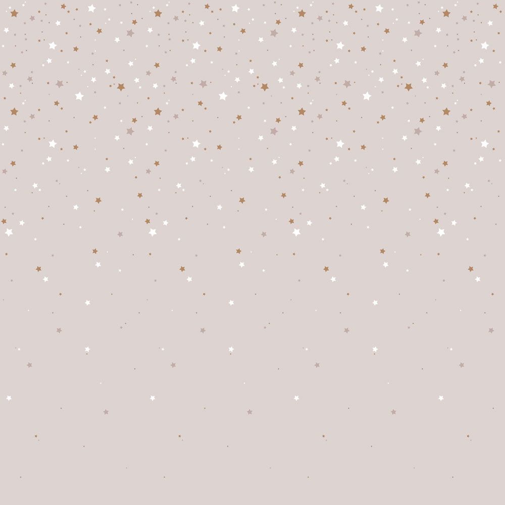 Papel Pintado Estrellas del Cielo Rosa Polvo (Simple Stars From The Sky Powder Pink Tapeta) – Dekornik