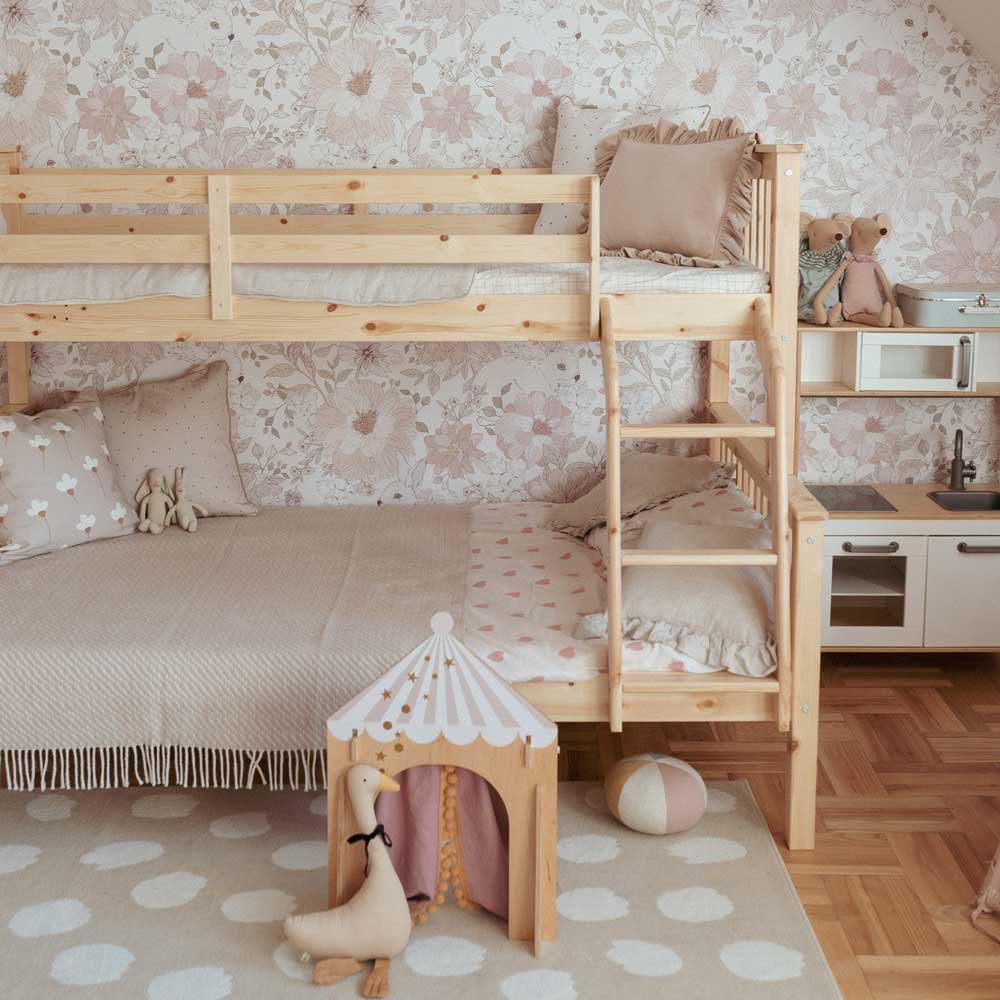 Papel Pintado Conejitos al Escondite (Hide and Seek Rabbits Tapeta) – Dekornik