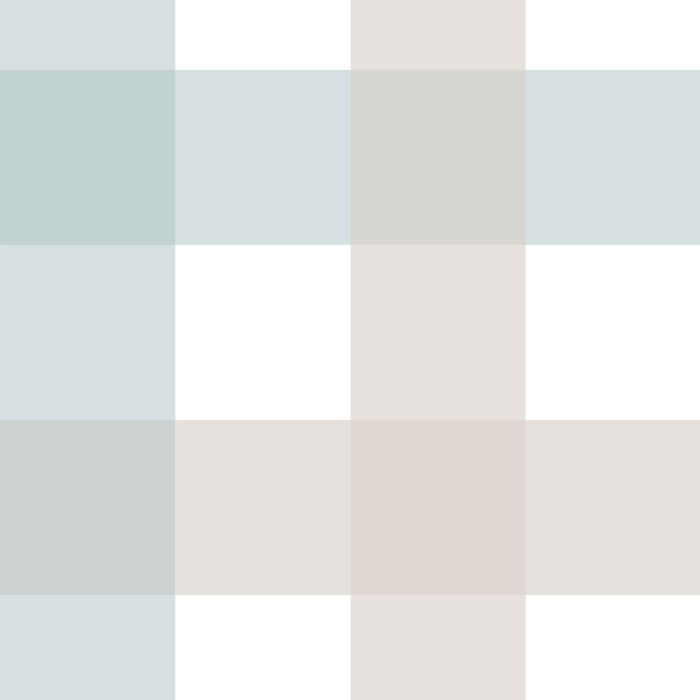 Cuadros de Provenza Beige Azul Grande (Provence Check Beige Blue Big Tapeta) – Dekornik