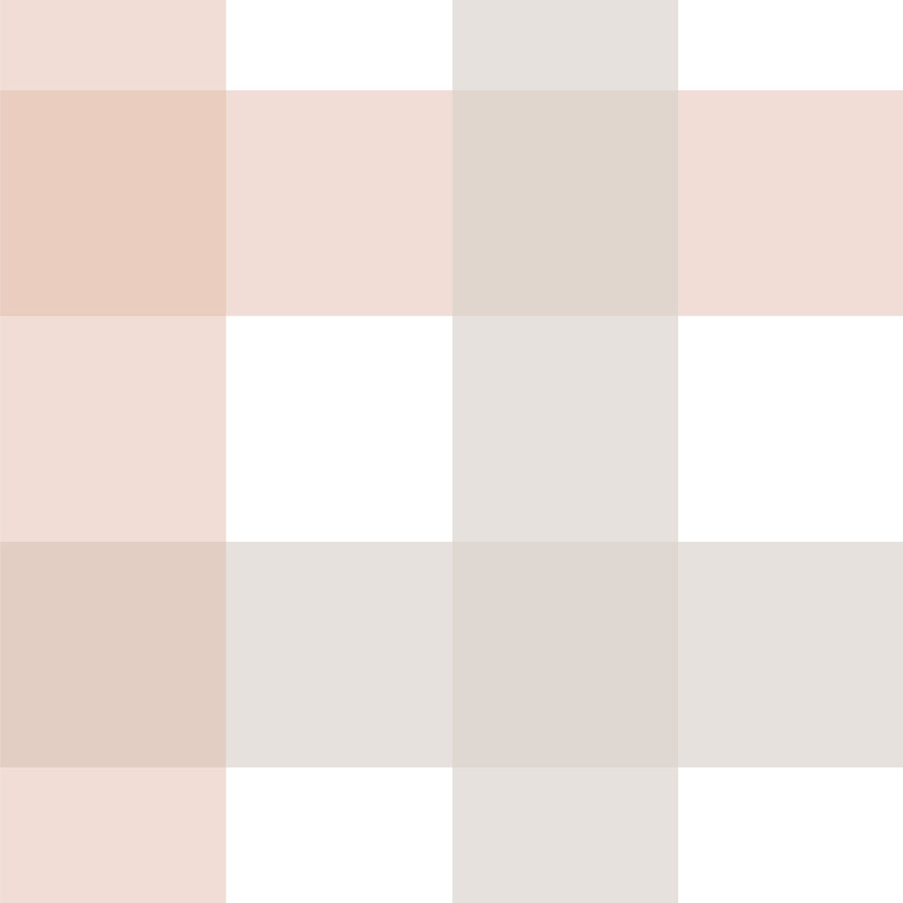 Cuadros de Provenza Beige Rosa Grande (Provence Check Beige Pink Big) – Dekornik