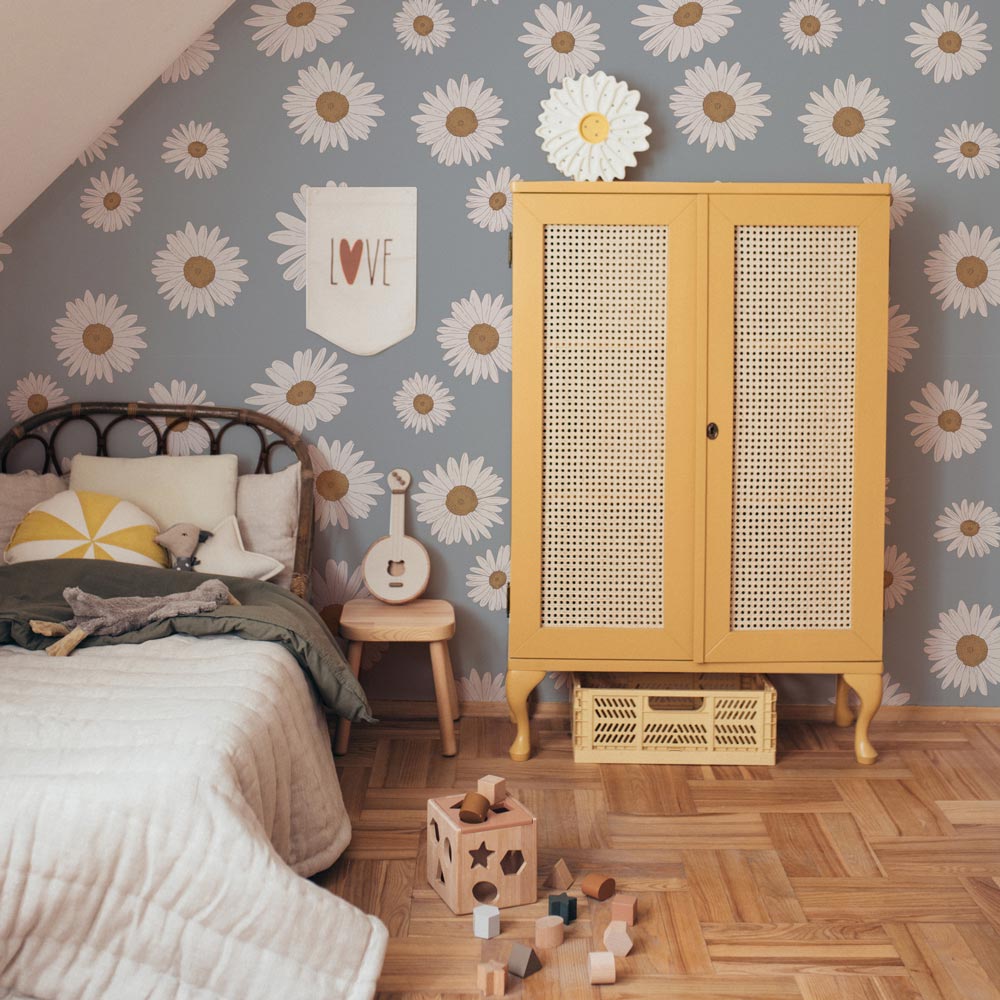 Margaritas Toscanas Azules (Tuscan Daisies Blue) – Dekornik