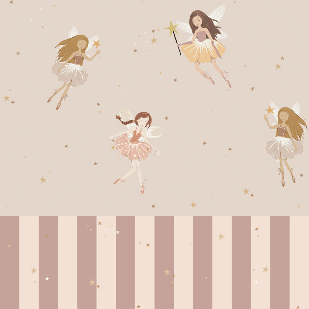 Hadas Beige y Rayas (Fairies Beige and Stripes) – Dekornik