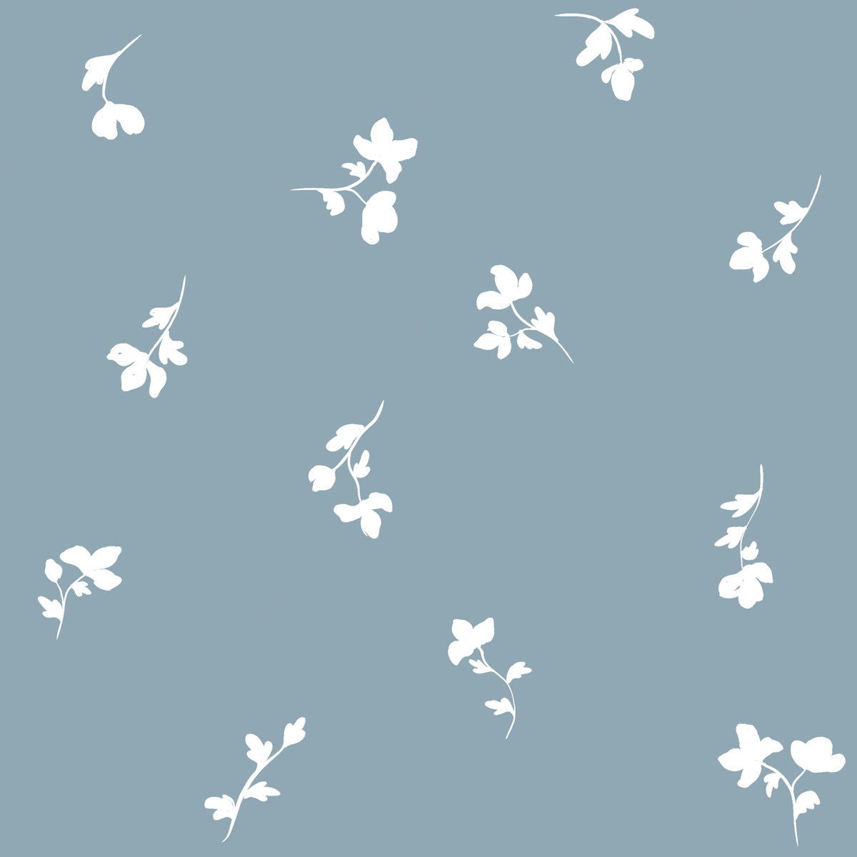 Flores de París Azul (Paris Flowers Blue) – Dekornik