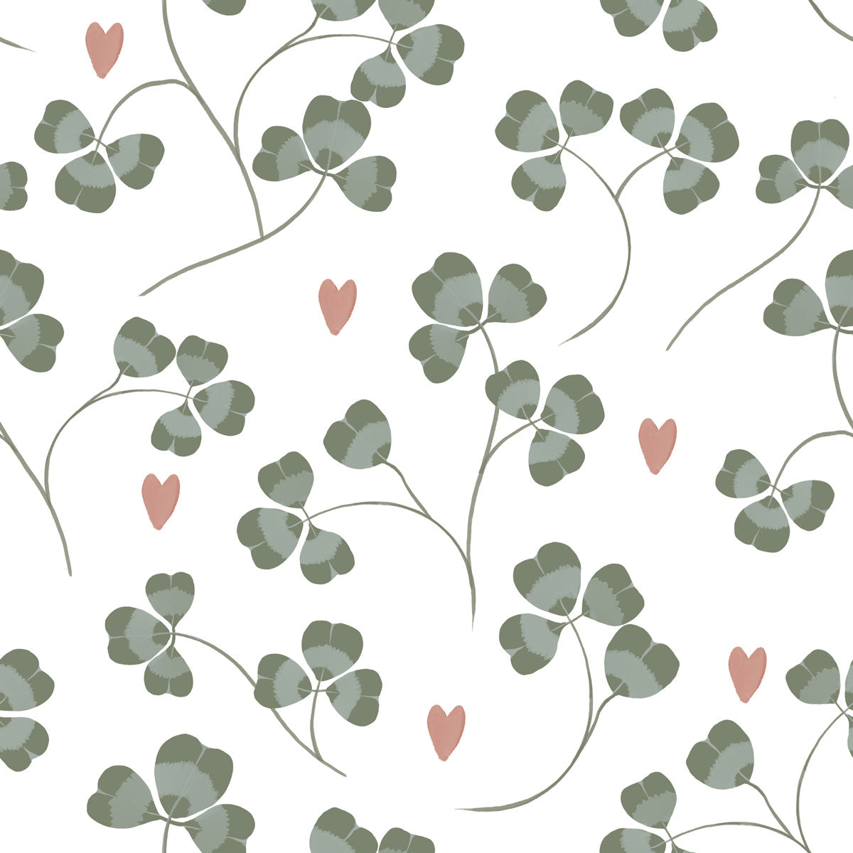 Trébol y Corazones Pastel (Pastel Clover and Hearts) – Dekornik