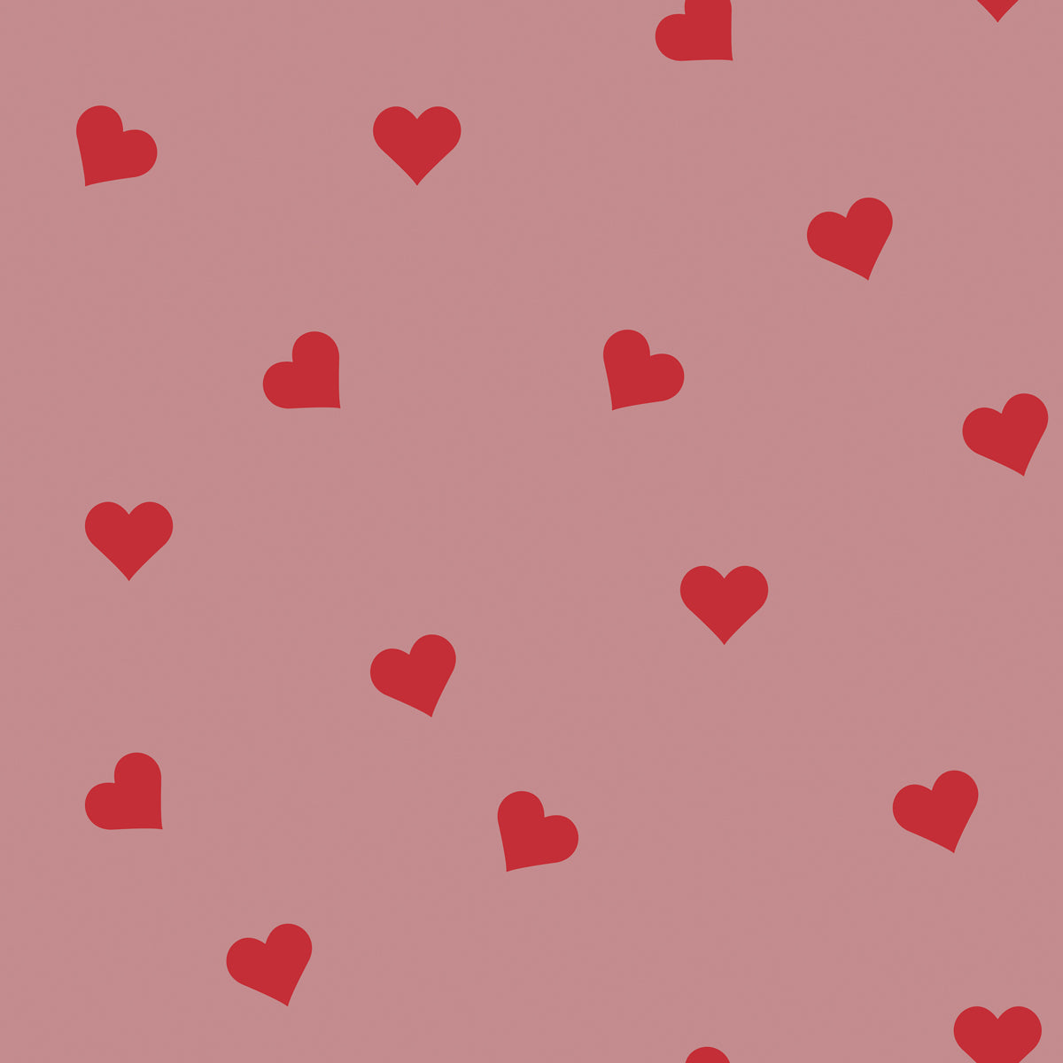 Corazones rojos sobre rosa (Hearts on Pink) – Dekornik
