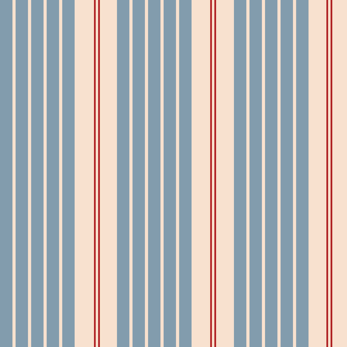 Rayas clásicas azules (Stripes Classic Blue) – Dekornik