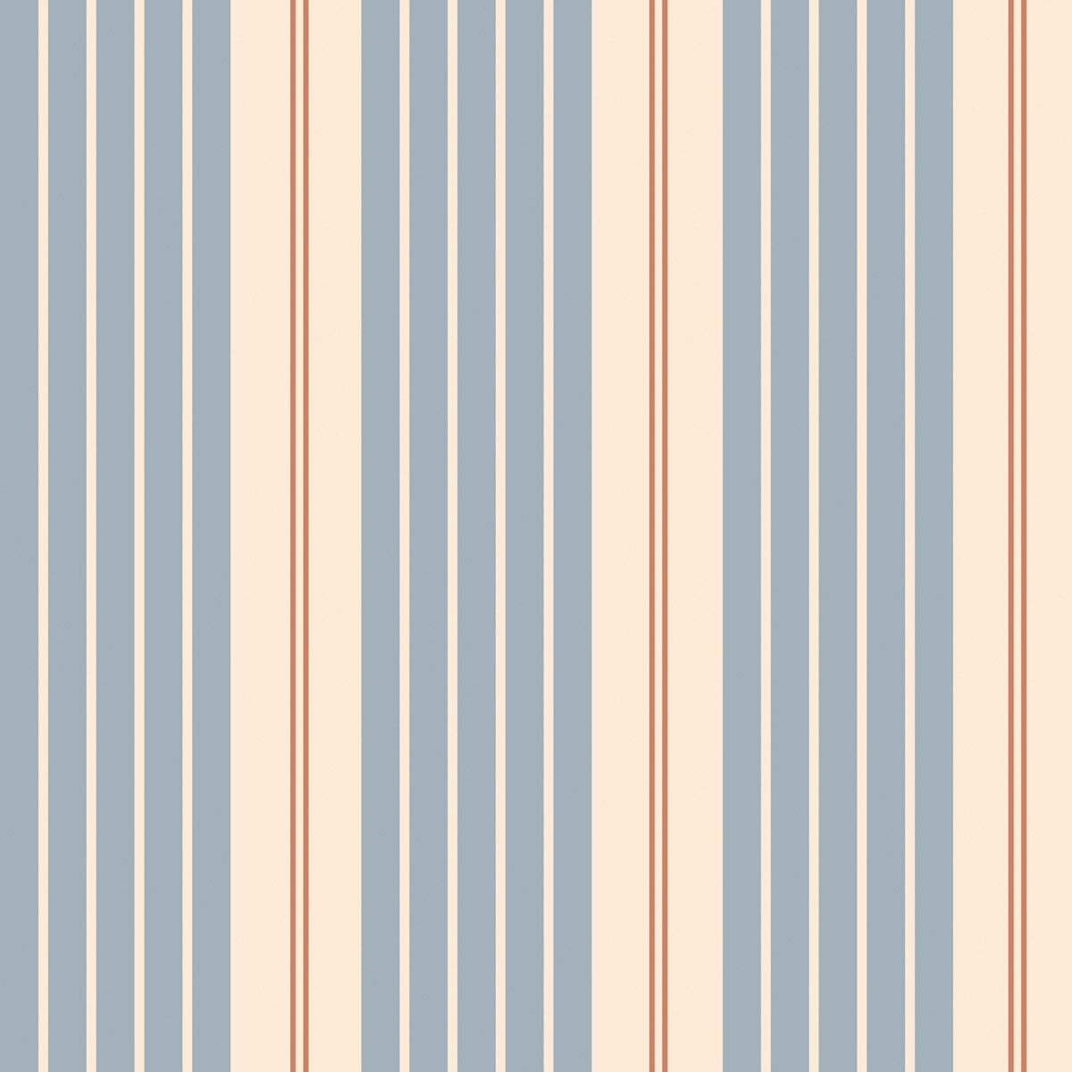 Rayas clásicas azul vintage (Stripes Classic Vintage Blue) – Dekornik