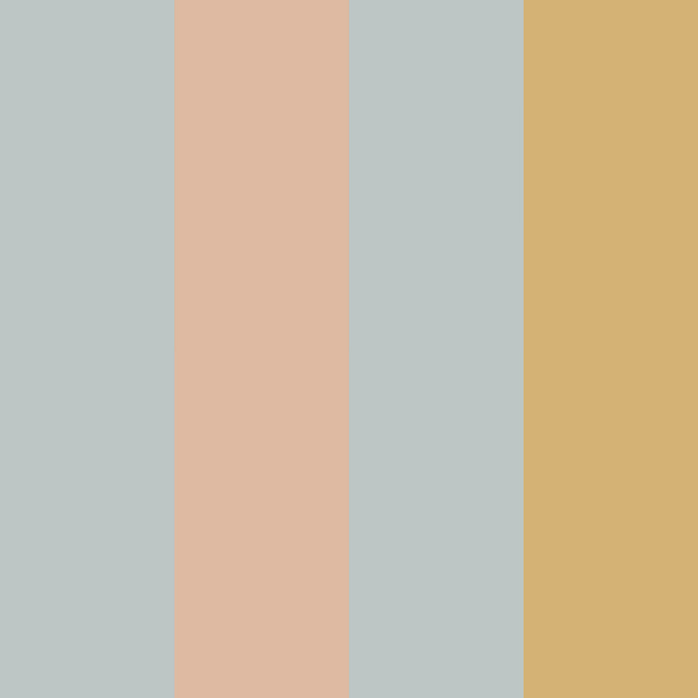 Rayas azul, salmón y amarillo (Stripes Blue Salmon Yellow) – Dekornik