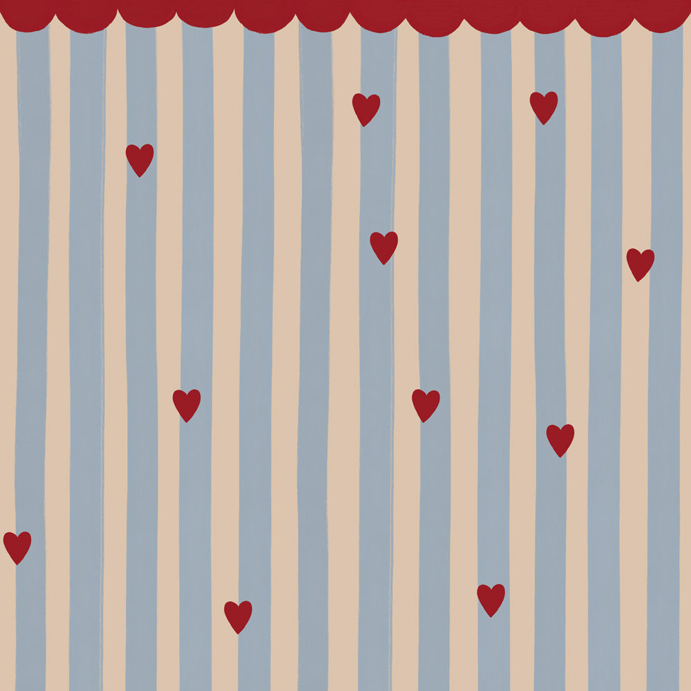Rayas con corazones franceses (French Hearts Stripes) – Dekornik