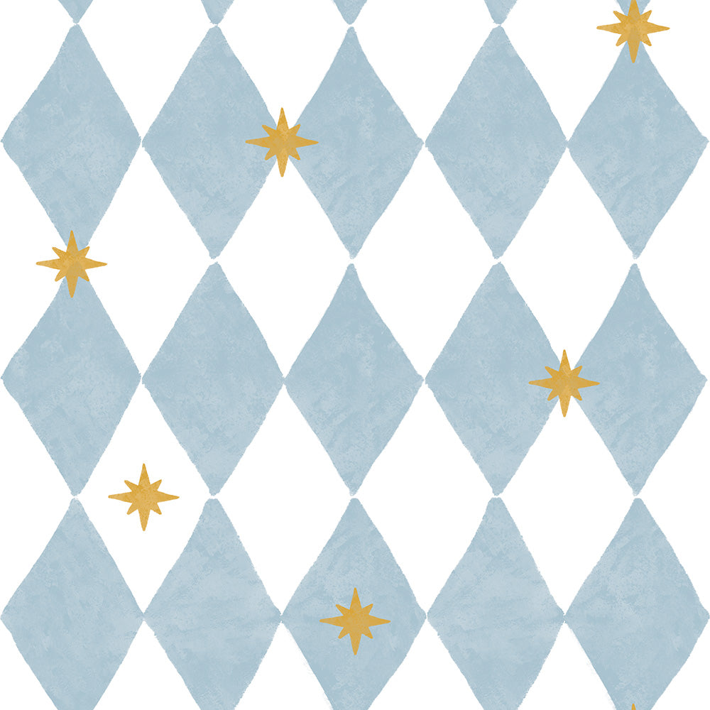 Diamantes franceses con estrellas (French Diamonds With Stars) – Dekornik