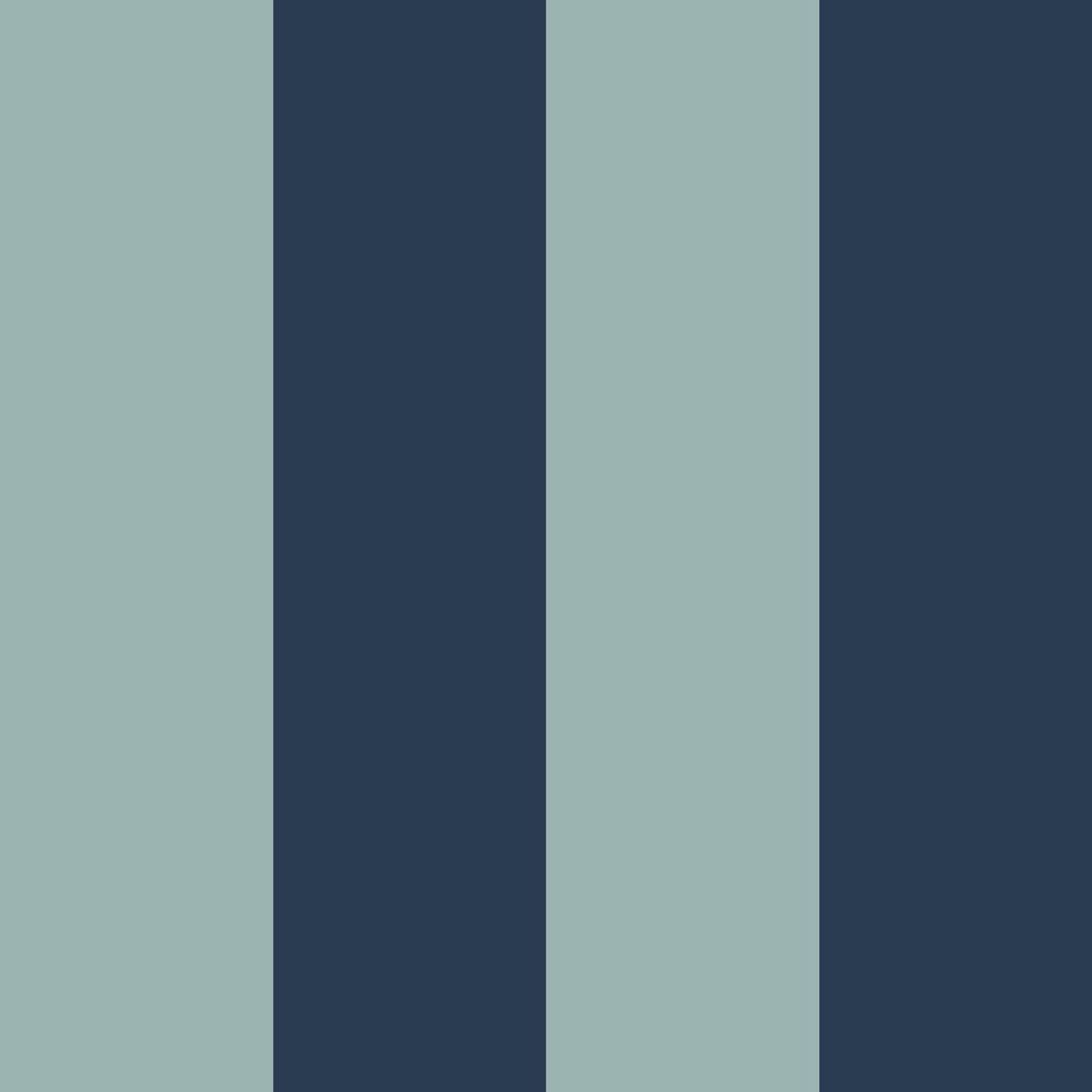 Rayas anchas en dos tonos de azul (Wide Stripes 2 Shades of Blue) – Dekornik
