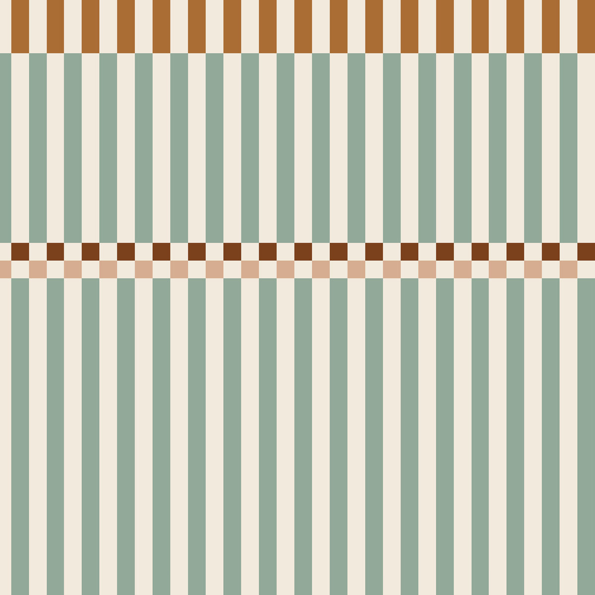 Rayas Verde Alegre y Cereza (Stripes Happy Green and Cherry) – Dekornik