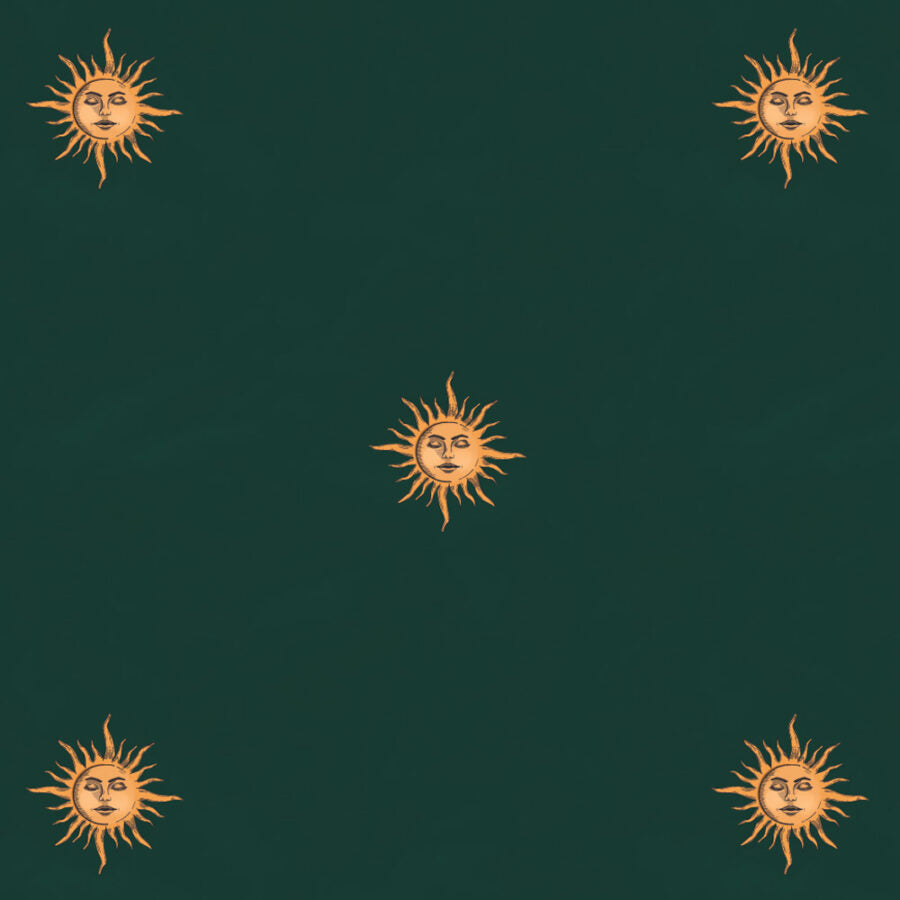 Papel pintado Classic Sun Green - Dekornik