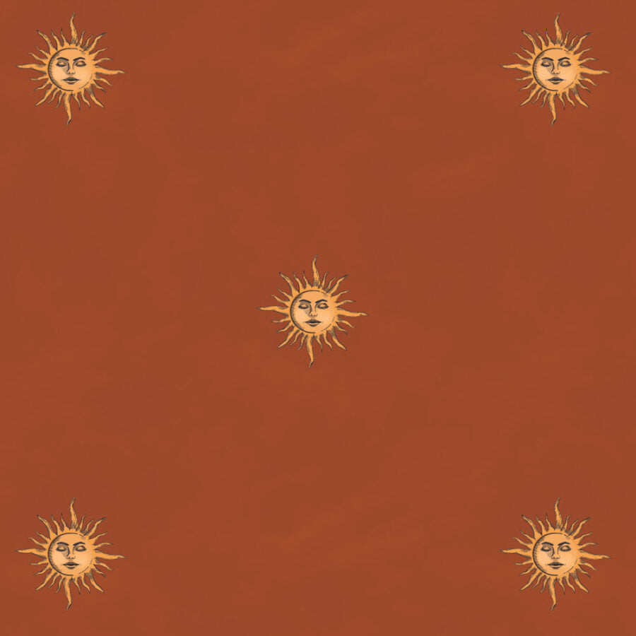 Papel pintado Classic Sun Red - Dekornik