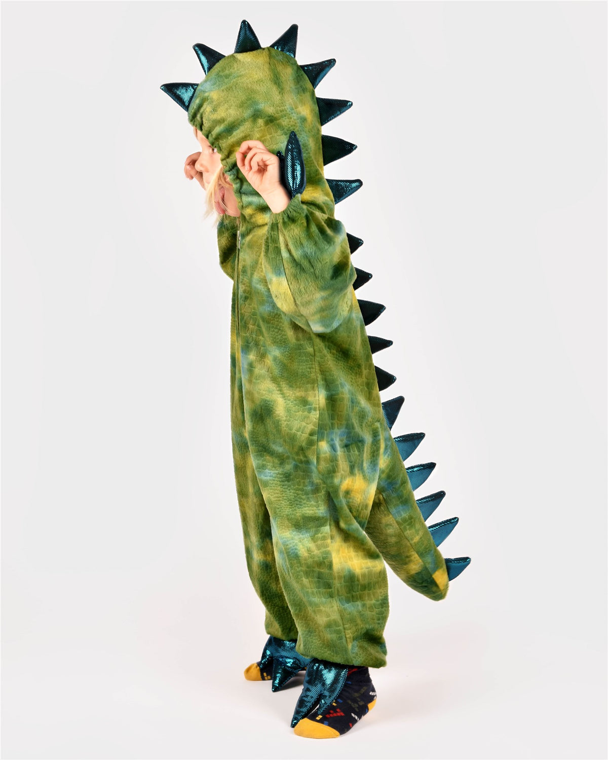 Disfraz de dinosaurio verde - Den Goda Fen