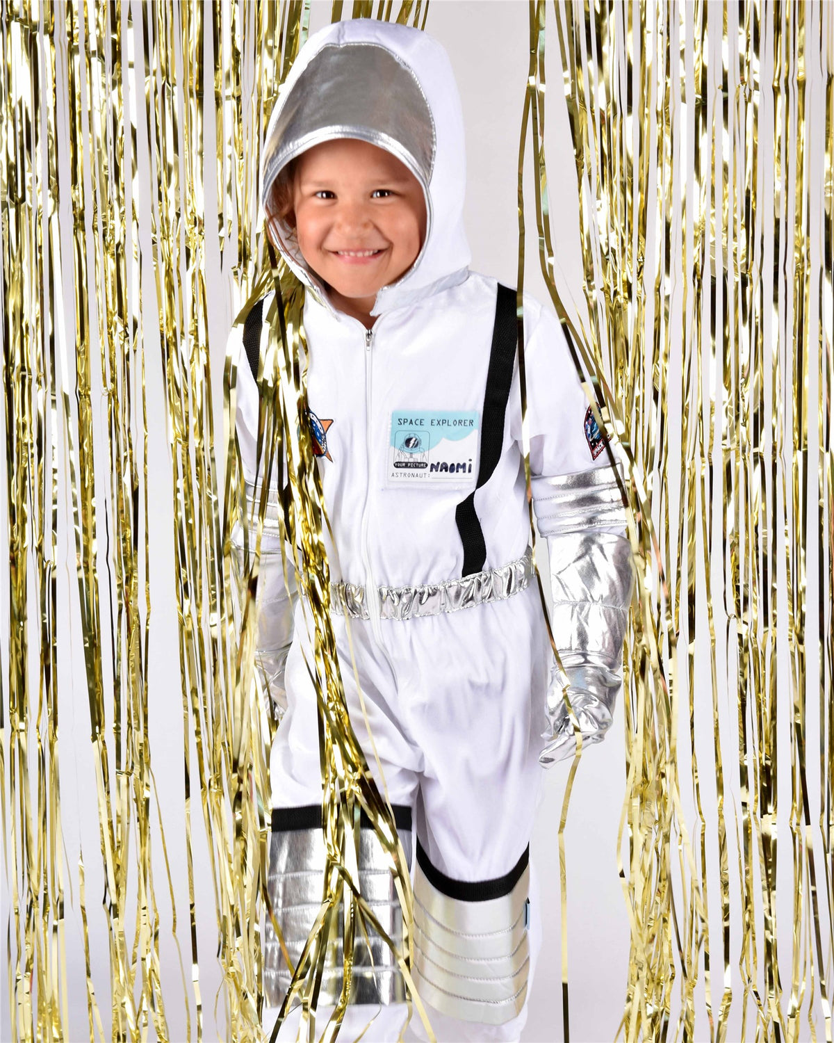 Disfraz infantil de astronauta con capucha y guantes - DEN GODA FEN