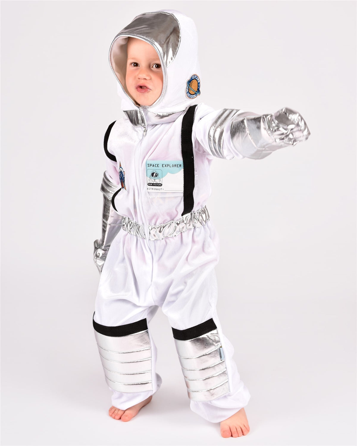 Disfraz infantil de astronauta con capucha y guantes - DEN GODA FEN