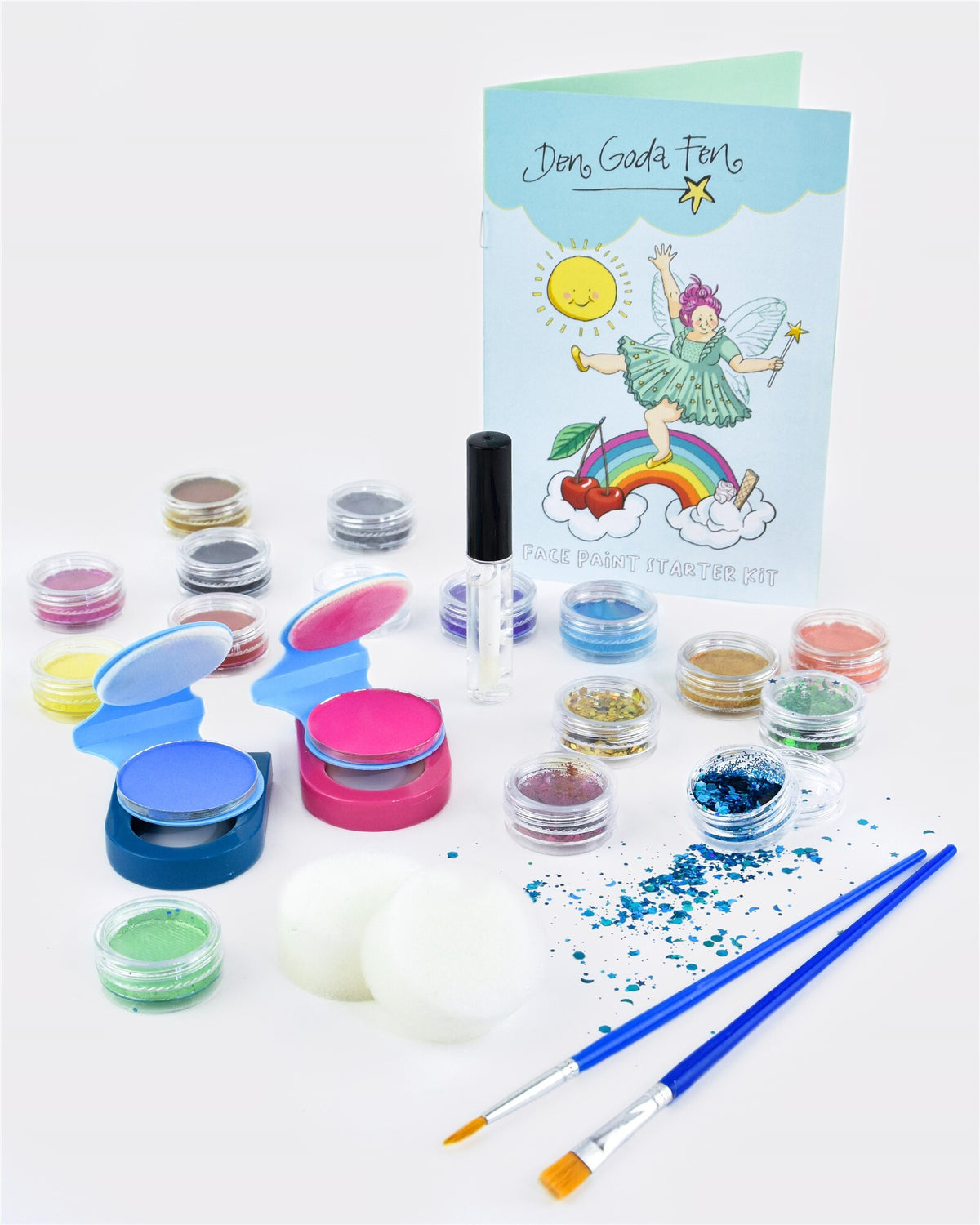 Set de maquillaje facial y para el cabello - Den Goda Fen