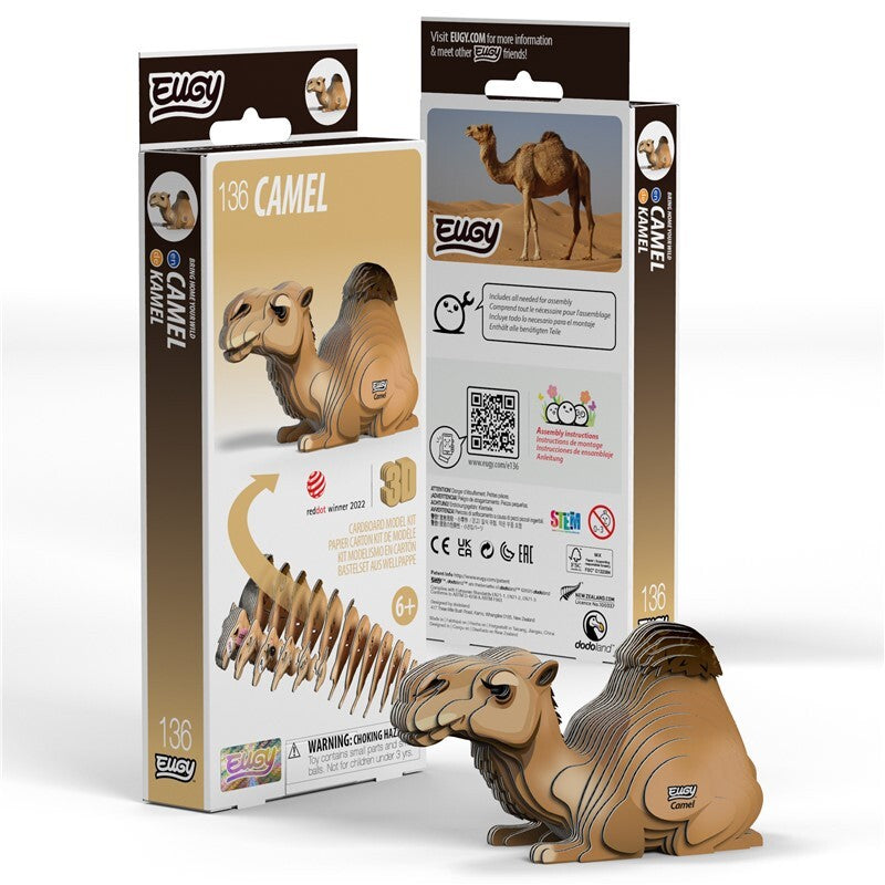 EUGY 136 Camel - Rompecabezas 3D Sustentable