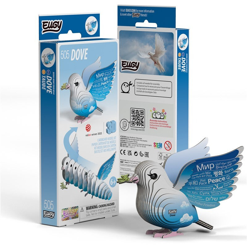 EUGY 505 Dove - Rompecabezas 3D Sustentable