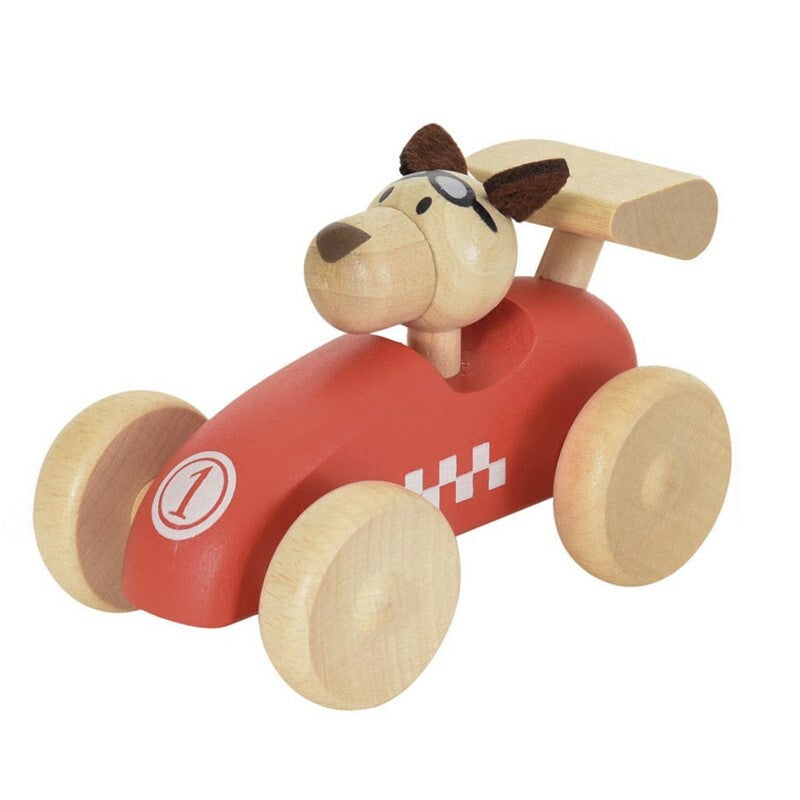 Perrito en Bólido de Madera - Egmont Toys