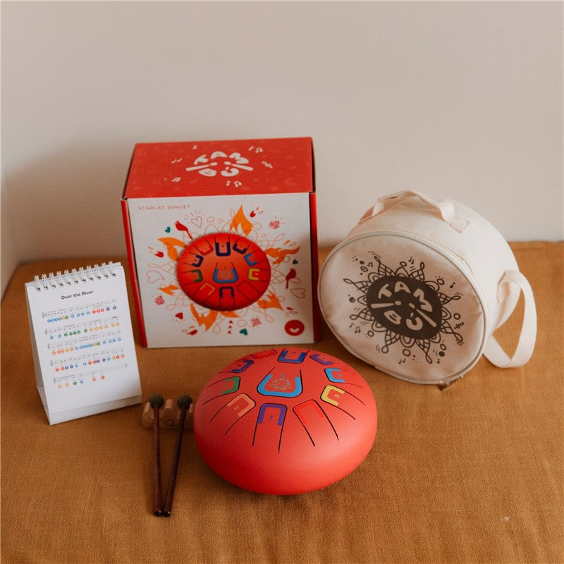 Tambú 8" 11 notes - Rojo mate - Tambú