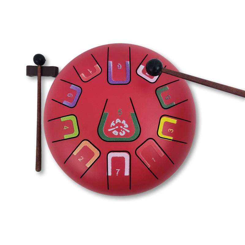 Tambú 8" 11 notes - Rojo mate - Tambú