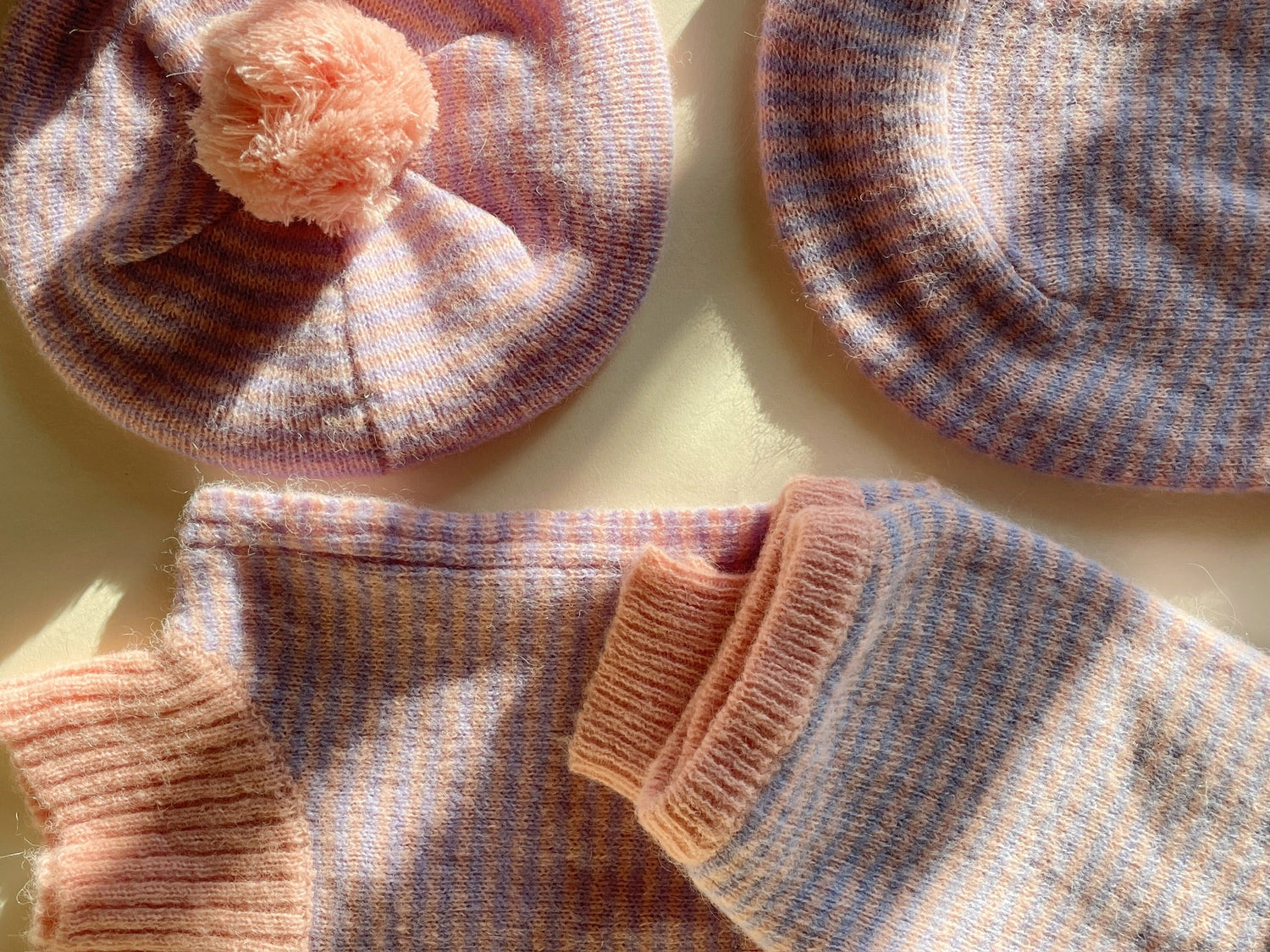 Cuello de Punto BERLE en Mezcla de Lana y Alpaca Purple/Pink Dolphin - Konges Sløjd