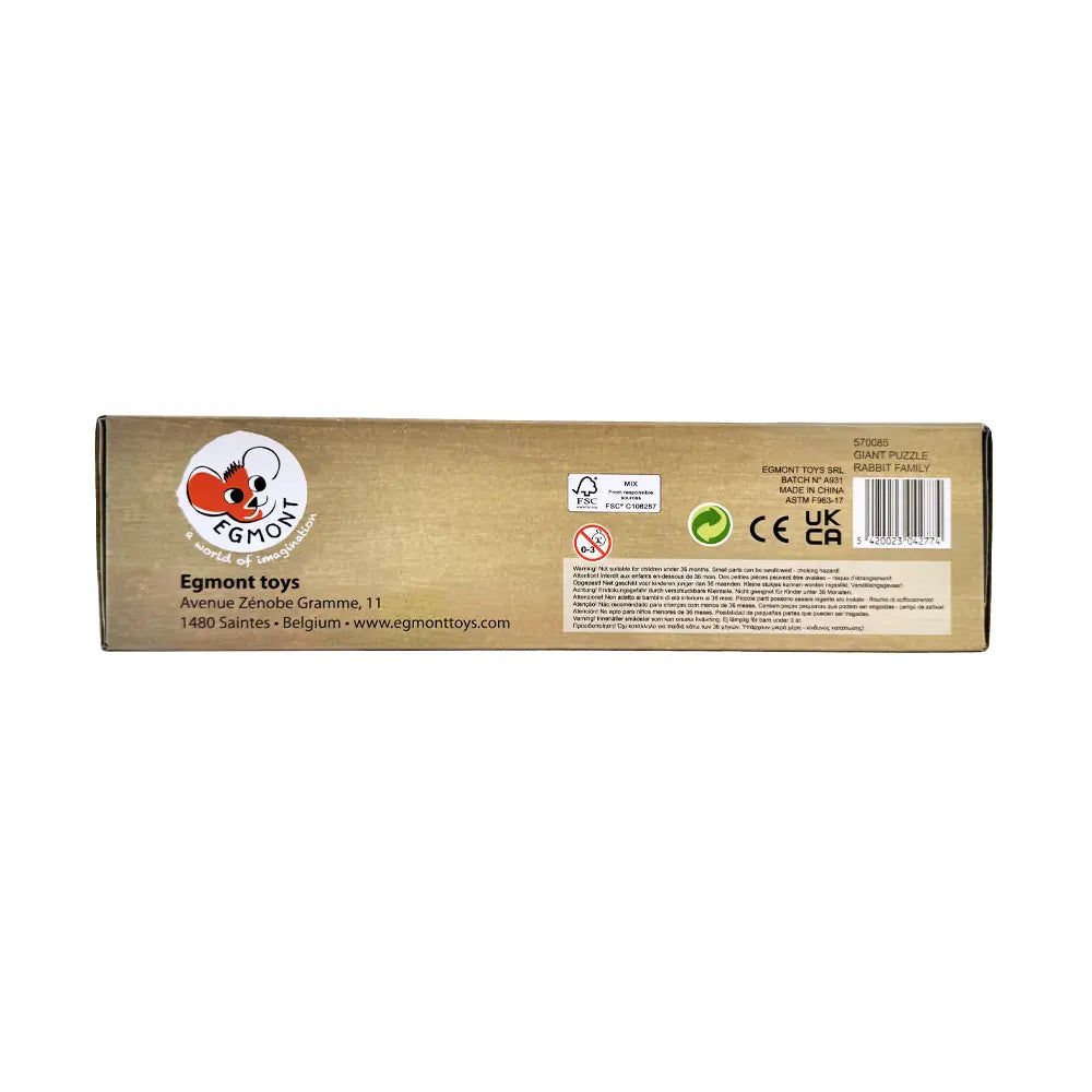 Egmont Toys Puzzle Gigante Familia de Conejitos