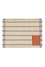 Pack 2 individuales Handloom bolsillo Soil Brown de Lorena Canals.