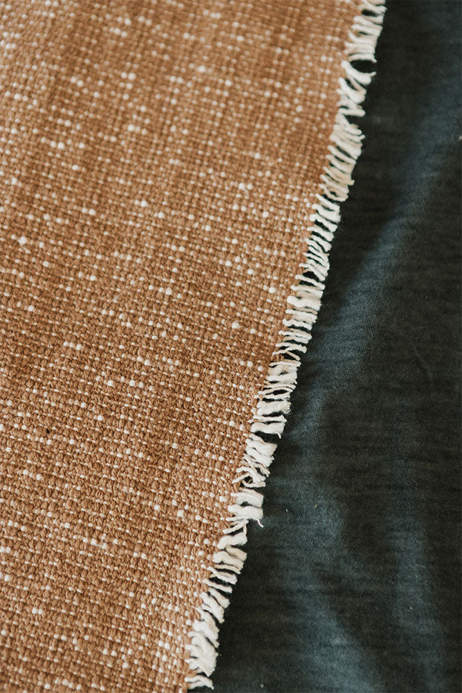 Manta Handloom Ocre, imagen 4.