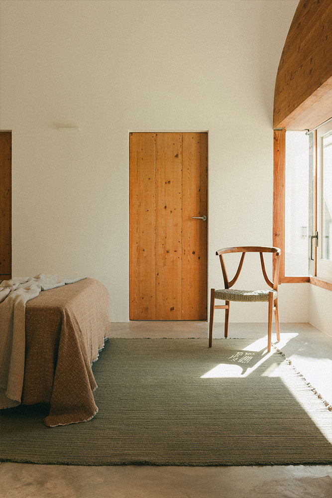 Manta Handloom Ocre, imagen 6.