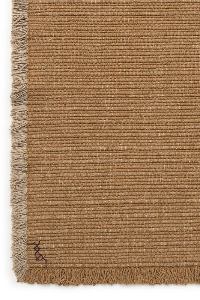 Alfombra Handloom Ocre, imagen 4.