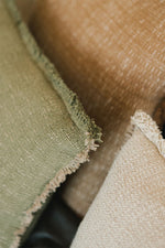 Cojín rectangular Handloom Caqui, imagen 5.