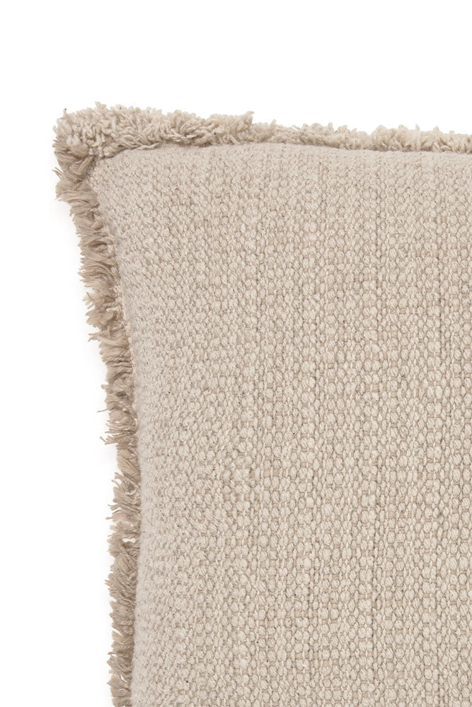 Cojín rectangular Handloom Beige, imagen 3.