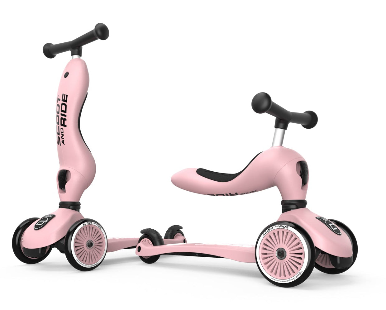 Andador y patinete 2 en 1 Highwaykick 1 Rose - Scoot & Ride